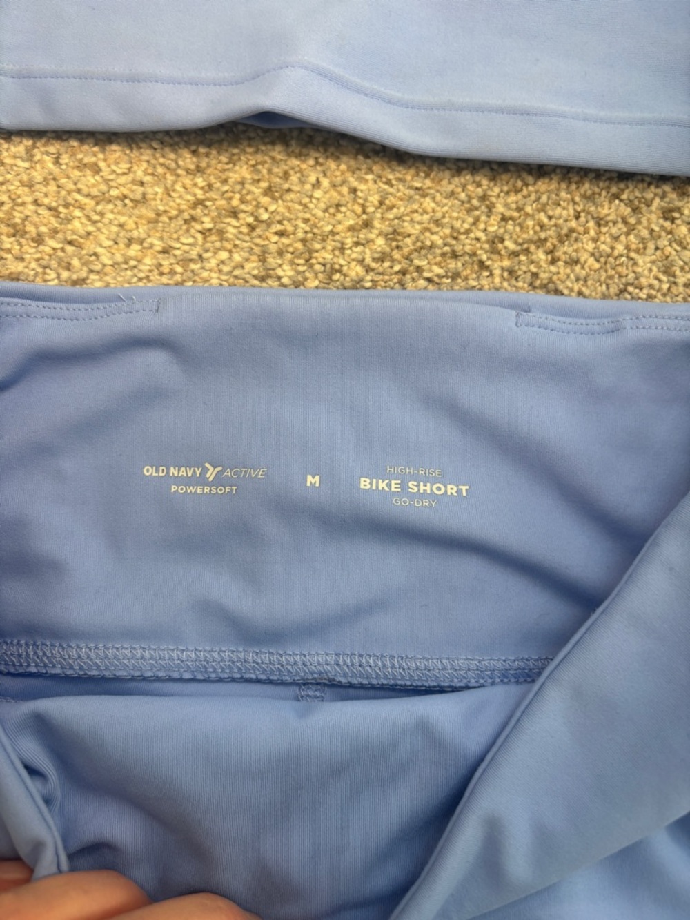 Old Navy Powersoft Go Dry Athletic Set Workout Set Biker Shorts Sports Bra M - Picture 5 of 9